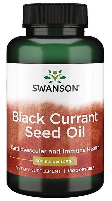 Swanson Black Currant Seed Oil 500 mg 180 Softgels