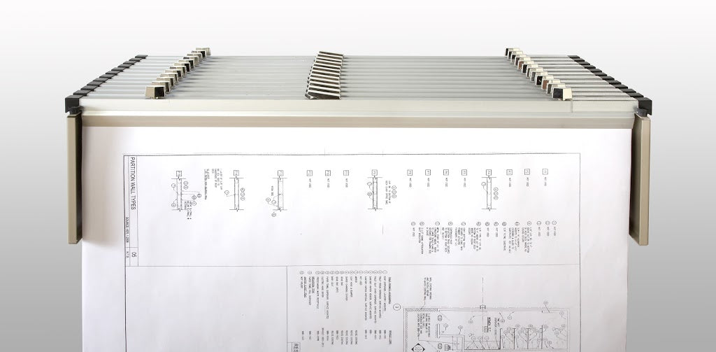 Alvin BPR030 Wall Rack for Blueprints BatteryClerkcom Office