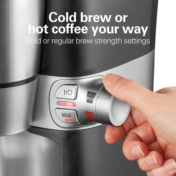 Hamilton Beach Convenient Craft Rapid Cold Brew and Hot Coffee Maker