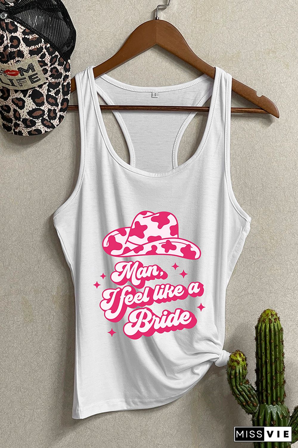 Man I Feel Like a Bride Sleeveless Tank Top Wholesale