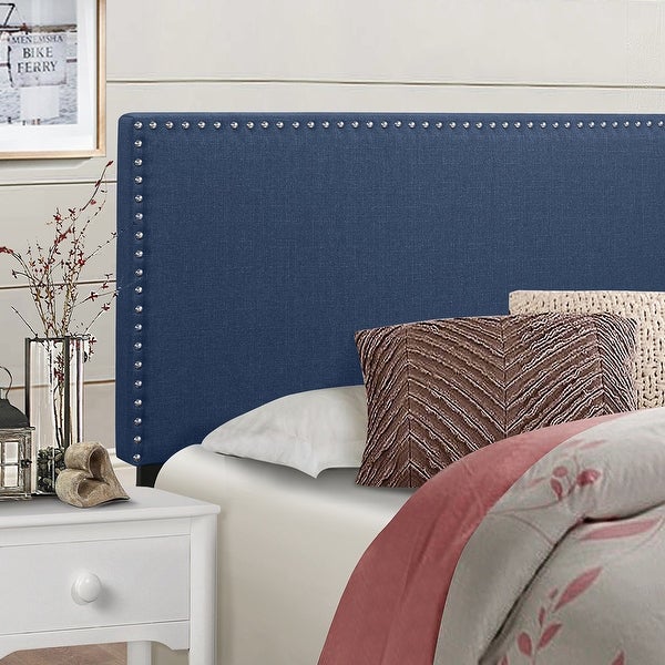 Modern Fabric Upholstered Panel Headboard - - 36288423