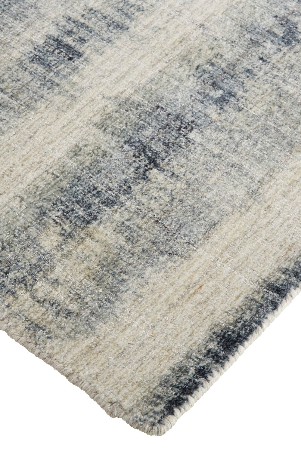 Malana Handwoven Gradient Dark Slate Blue Rug