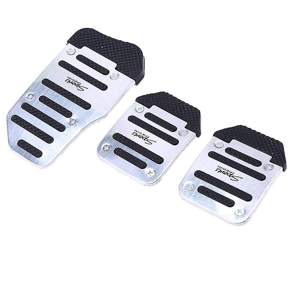 Born Pretty 3pcs/set Universal Car Manual Series Automatic Brake Accelerator Non-slip Foot Rest Pedal Pad Cover Car Accessories