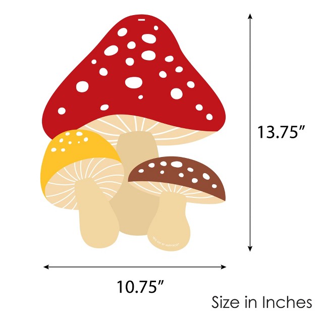 Big Dot Of Happiness Wild Mushrooms Hanging Porch Red Toadstool Decor And Party Outdoor Decorations Front Door Decor 1 Piece Sign