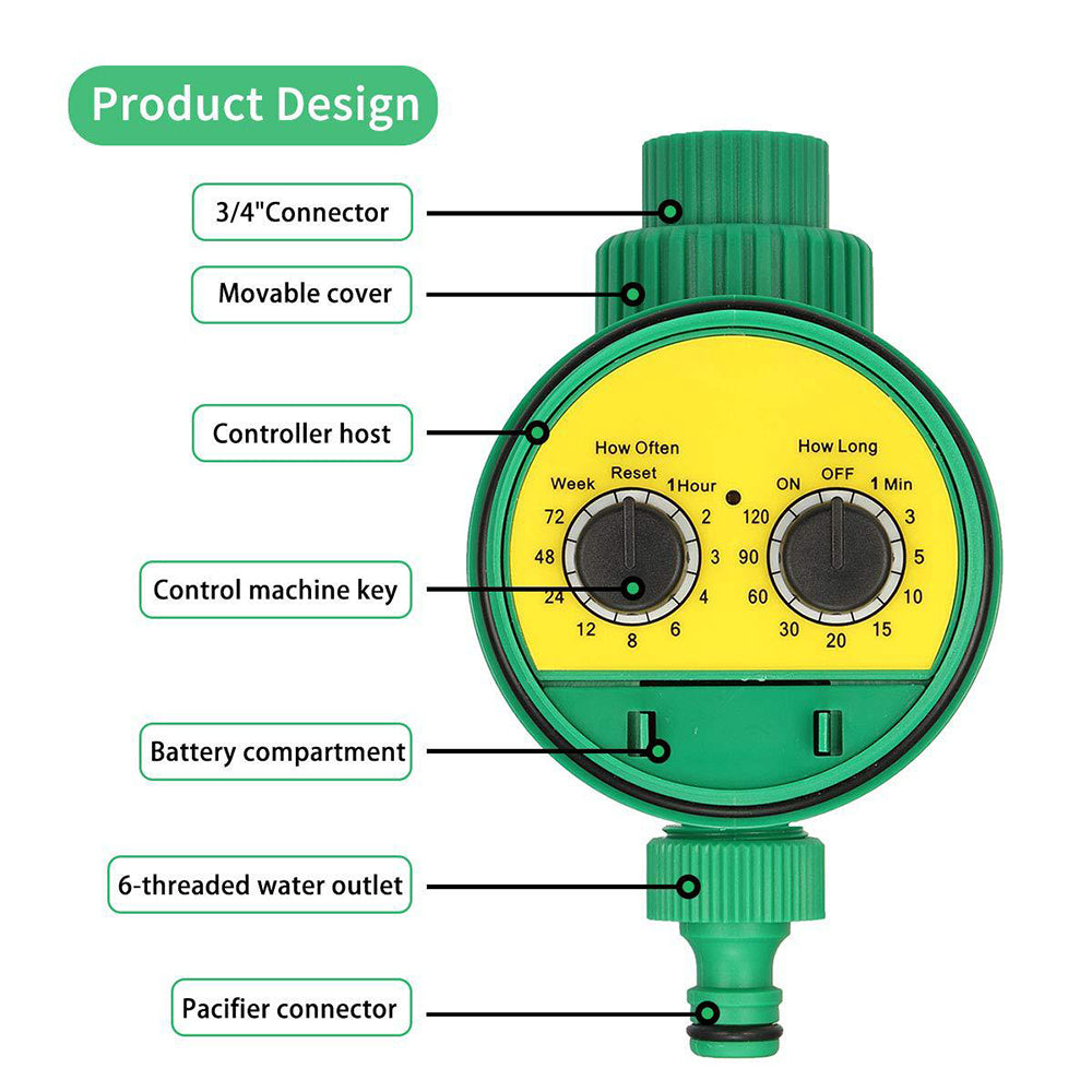 Anself Automatic Irrigation Controller Drop Shipping Home Ball Valve Garden Watering Hose Timer Outdoor Waterproof Automatic