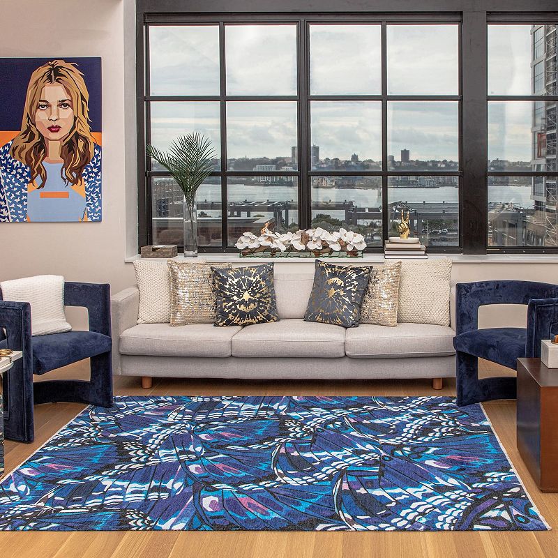 Elizabeth Sutton Soho Modern Abstract Area Rug