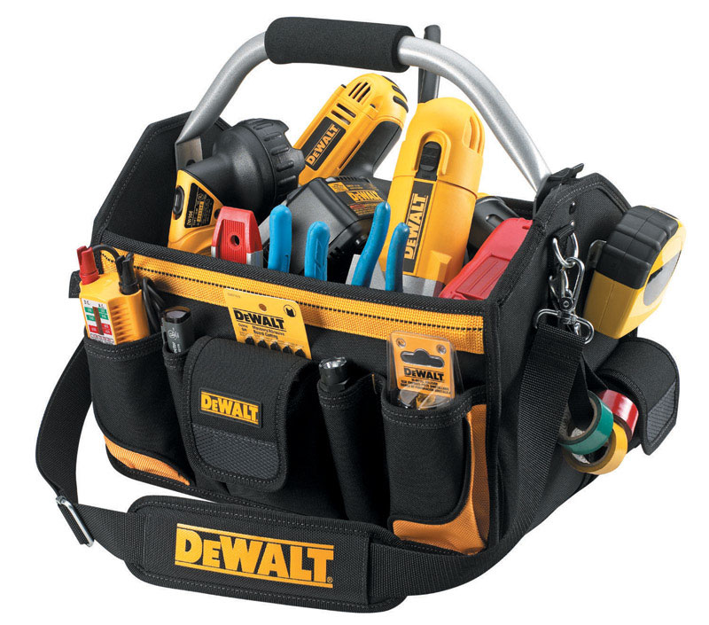 DW 10.25 in. W X 14.75 in. H Polyester Tool Carrier 23 pocket Black/Yellow 1 pc