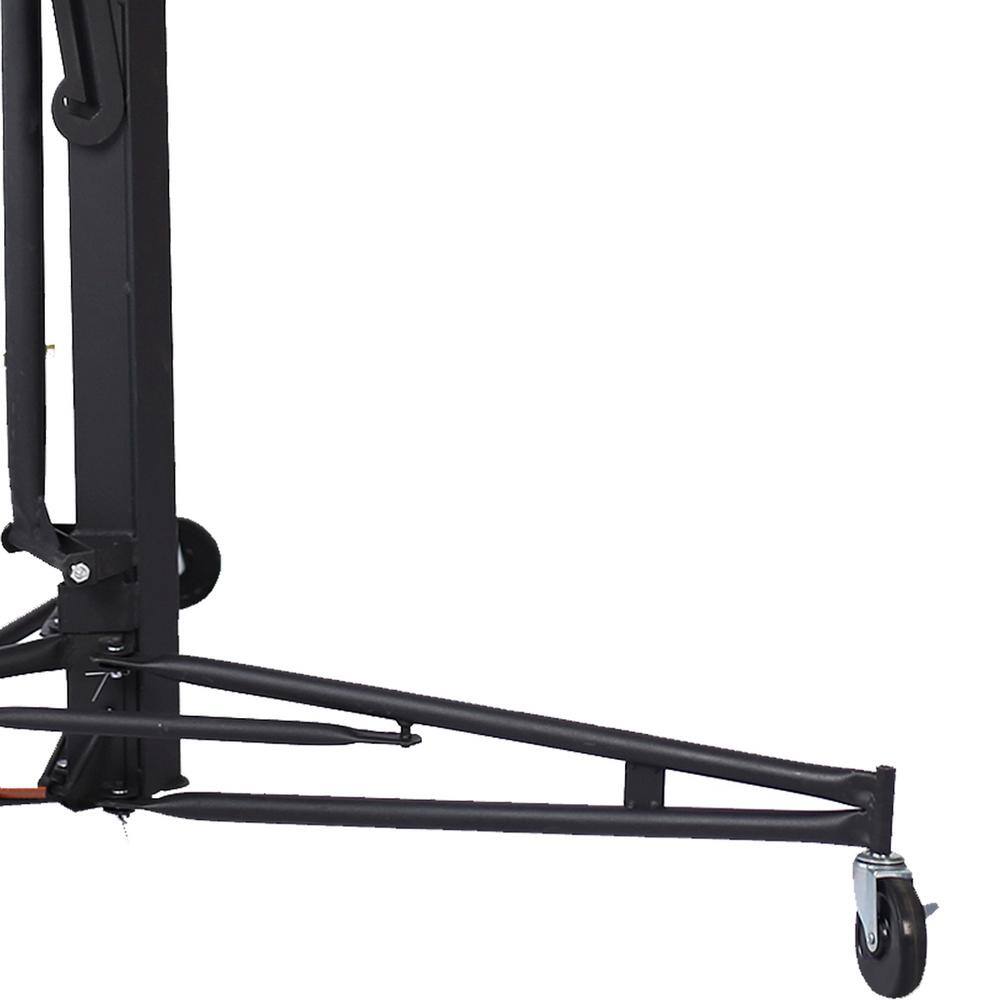 Amucolo 11 ft. Black Drywall Lift Panel Lift Drywall Panel Hoist Jack Lifter GH-CYW4-7284