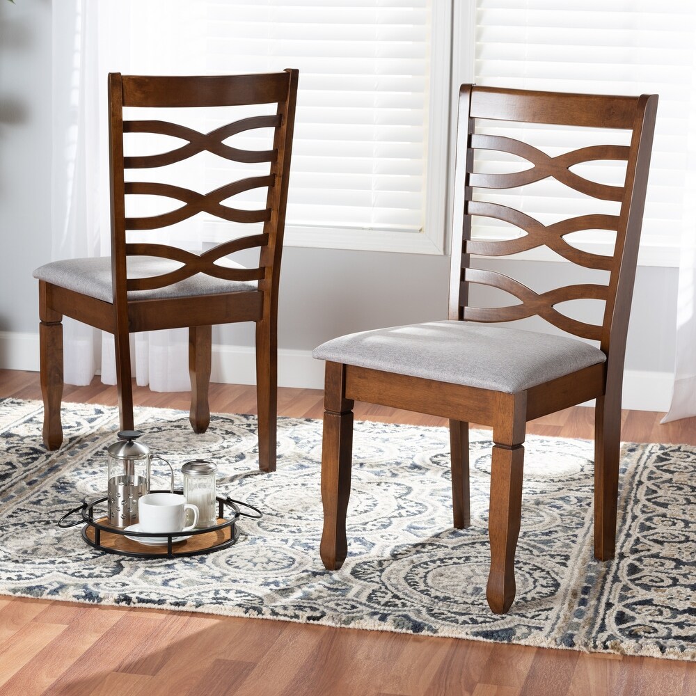 Lanier Modern and Contemporary 2 PC Dining Chair Set