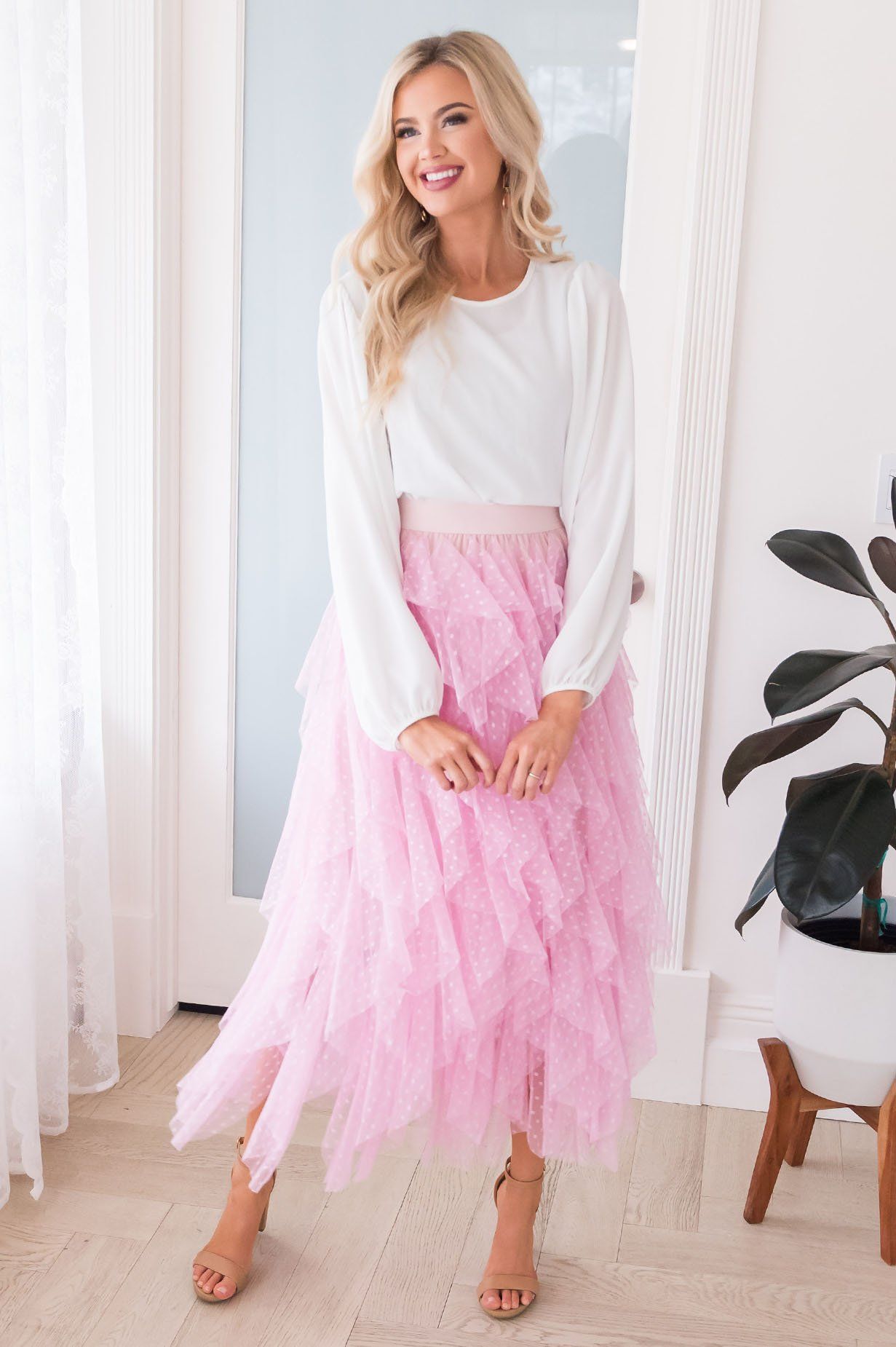 Polka Dot Party Tulle Skirt