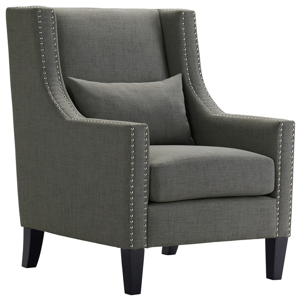 Ryan Accent Arm Chair   Transitional   Armchairs And Accent Chairs   by Homesquare  Houzz