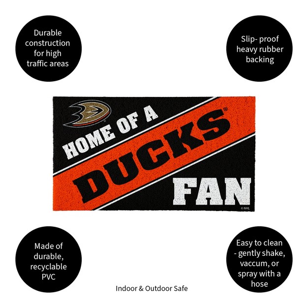 Evergreen Anaheim Ducks Pvc Mat Color