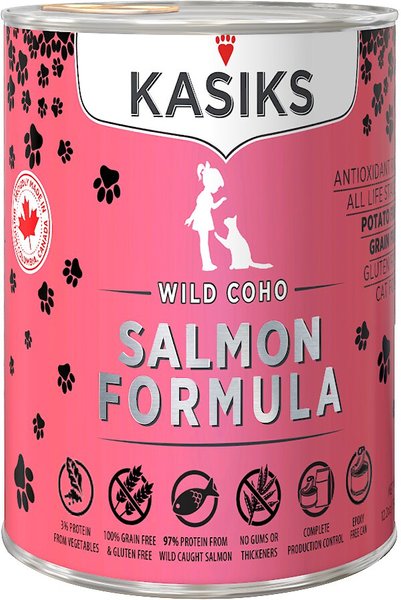 Kasiks Wild Coho Salmon Formula Grain-Free Canned Cat Food