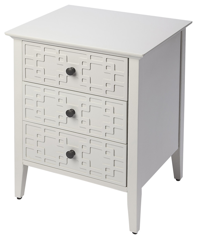 Kinsley 3 Drawer Accent Chest   Transitional   Accent Chests And Cabinets   by HedgeApple  Houzz