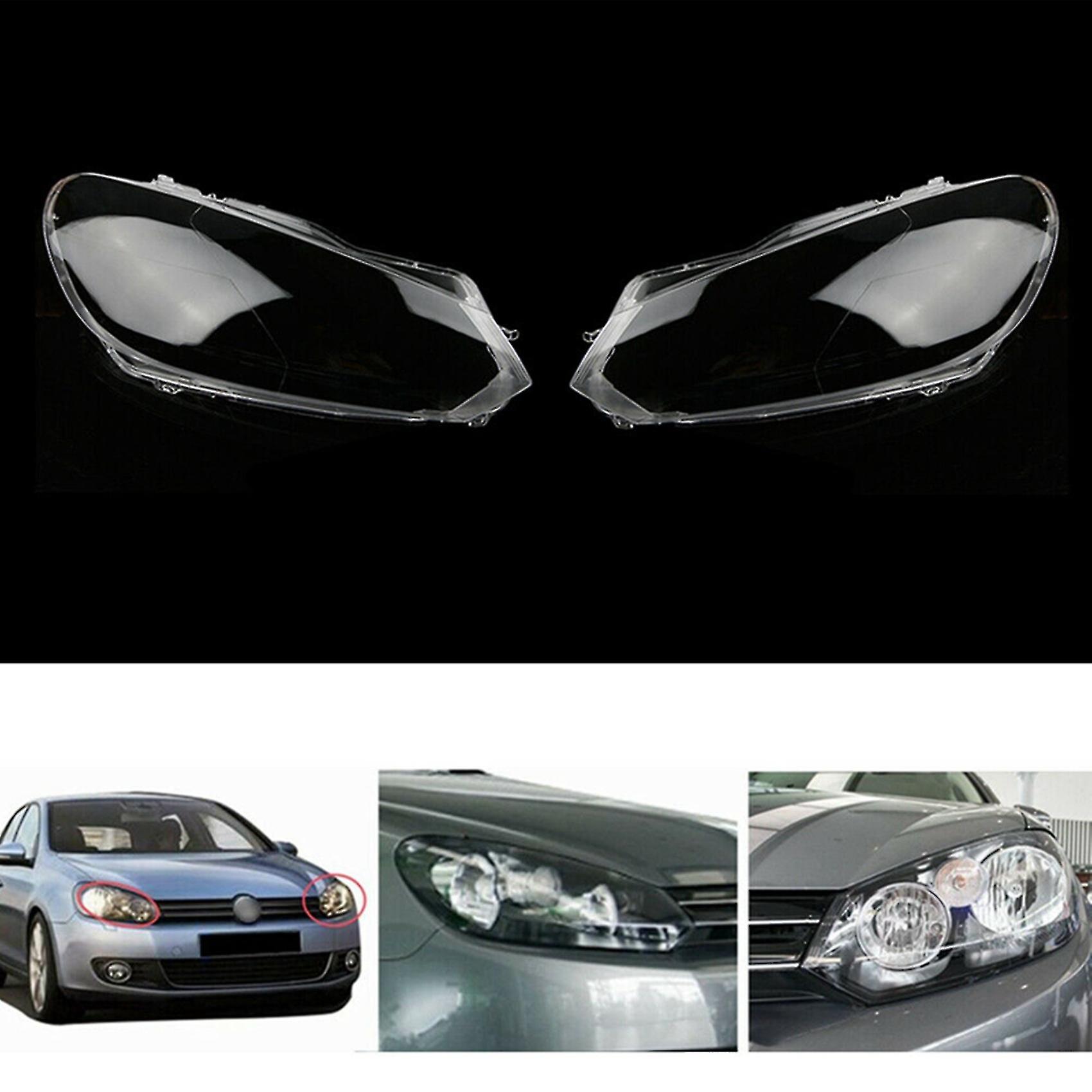 Car Headlight Shell Headlight Replacement Auto Transparent Lampshade For  Golf 6 Mk6 R 2009 20