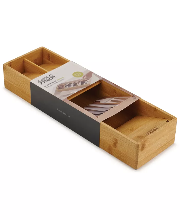 Joseph Joseph DrawerStore™ Bamboo Compact Cutlery Organizer