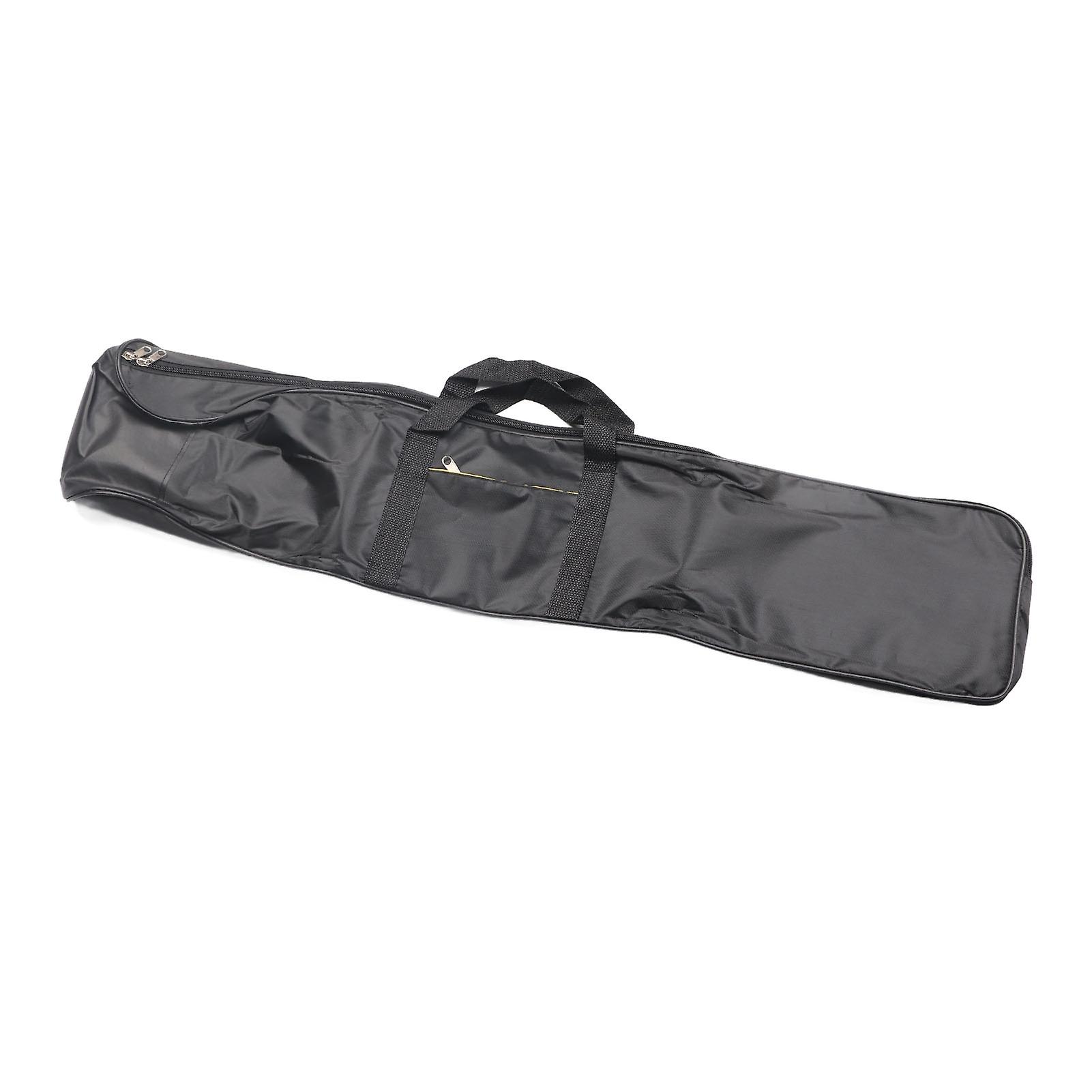 Black Chinese Erhu Storage Bag Canvas Rain Proof Practical Comfortable Hand Feel Soft Erhu Bag 90cm Length