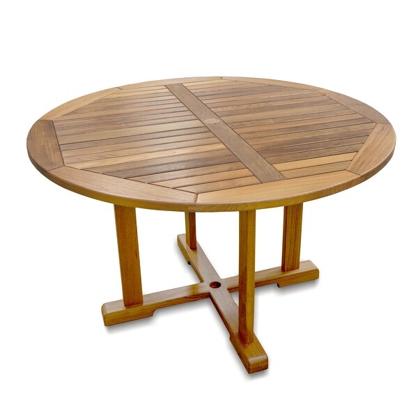 Round Teak Patio Table