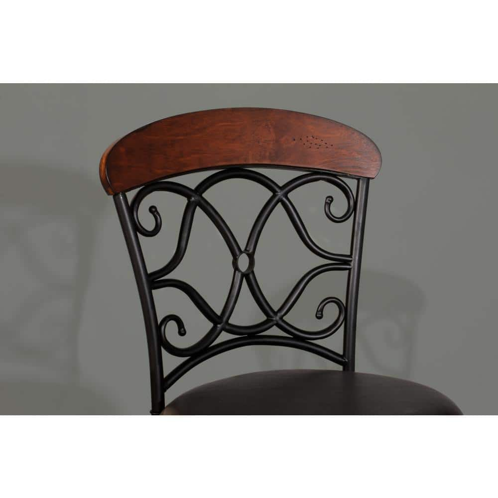 Hillsdale Furniture Trevelian 30 in. Dark Coffee Bar Stool 63507