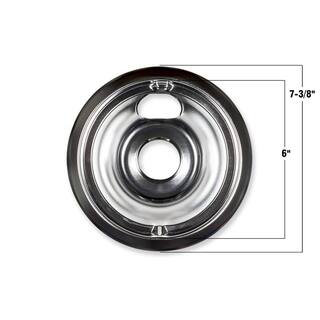 Everbilt 6 in. Chrome Drip Bowl for GE Electric Ranges 98233