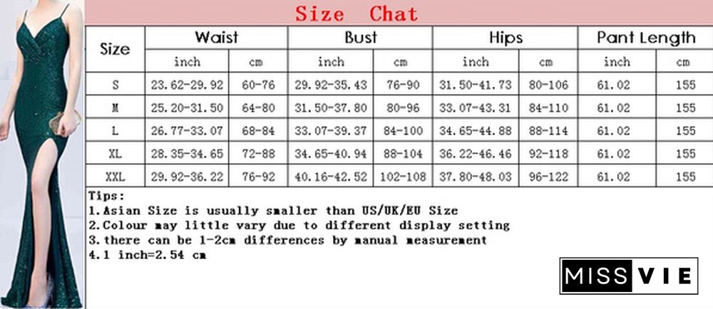 New Women Sexy Sequin Spaghetti Straps Dress Deep V Neck Sleeveless High Slit Dress Prom Formal Cocktail Pageant Party Dress Long Evening Dress