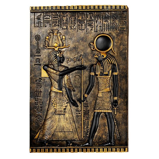 Design Toscano Egyptian Temple Stele Plaque Horus