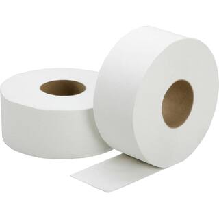 Scott Jumbo Roll White 2-Ply Toilet Paper (12-Rolls Per Carton) KCC07006