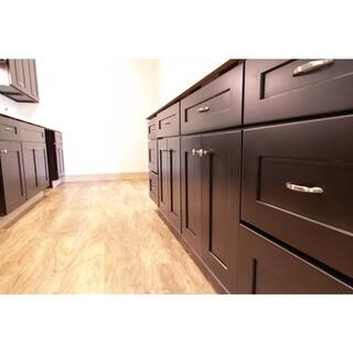 Design House Brookings Plywood Assembled Shaker 36x34.5x24 in. 2-Door Sink Base Kitchen Cabinet in Espresso 620286