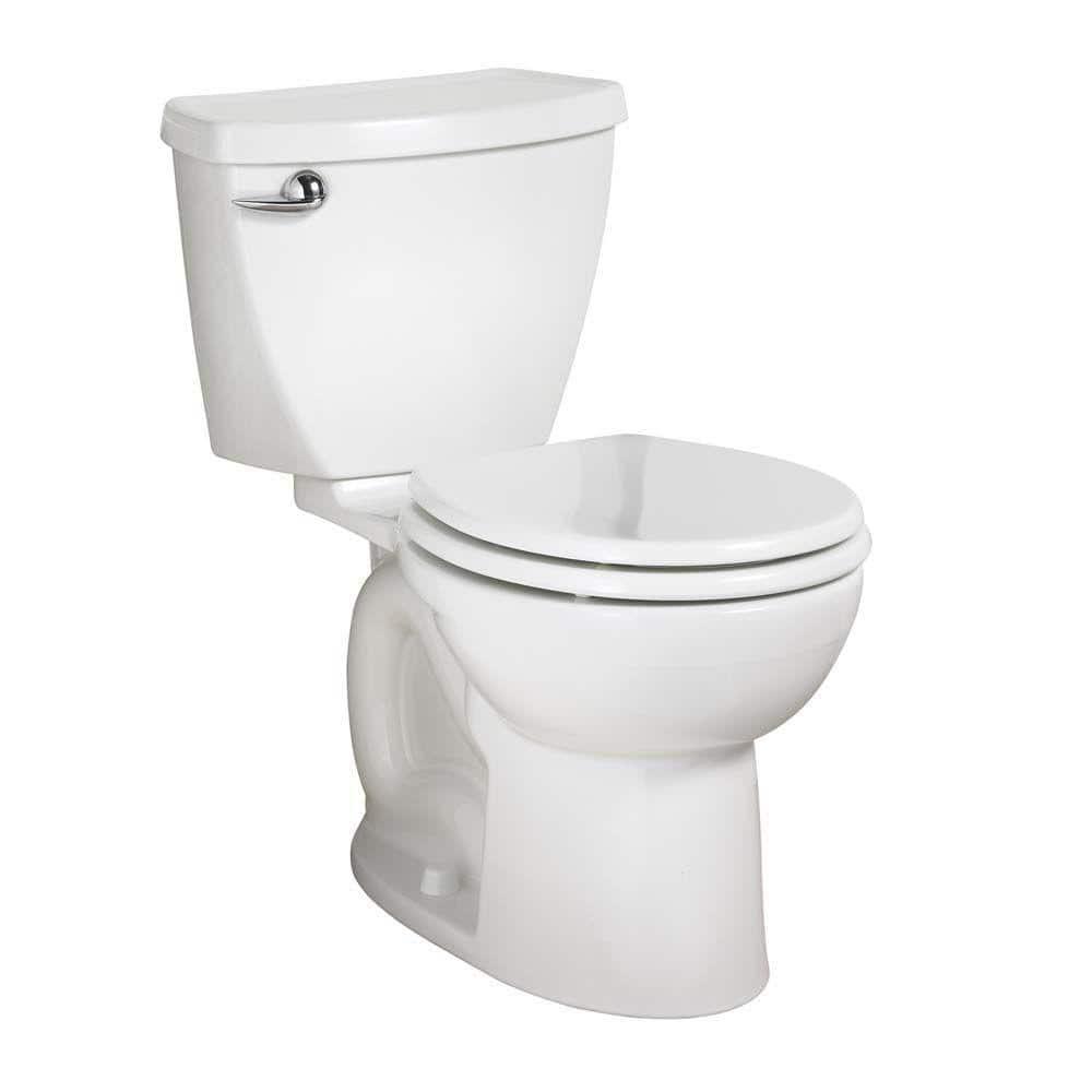 American Standard Cadet 3 Powerwash Tall Height 10 in Rough 2Piece 16 GPF Single Flush Round Toilet in White Seat not Included