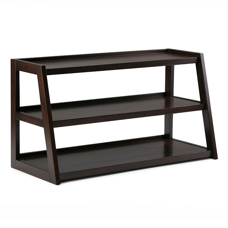 Simpli Home Sawhorse 3-Shelf TV Stand