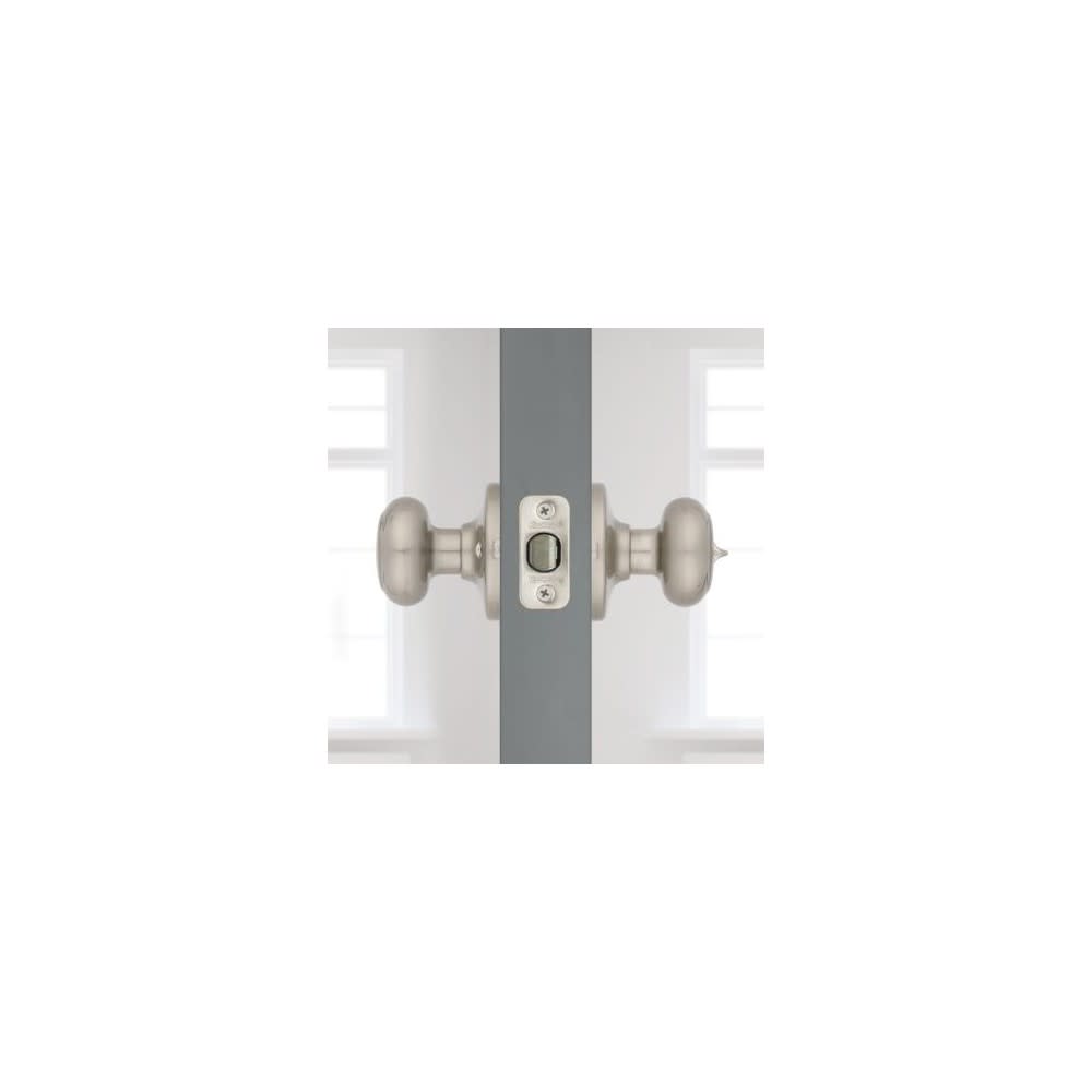 Satin Nickel Bed/Bath Cove Privacy Door Knob