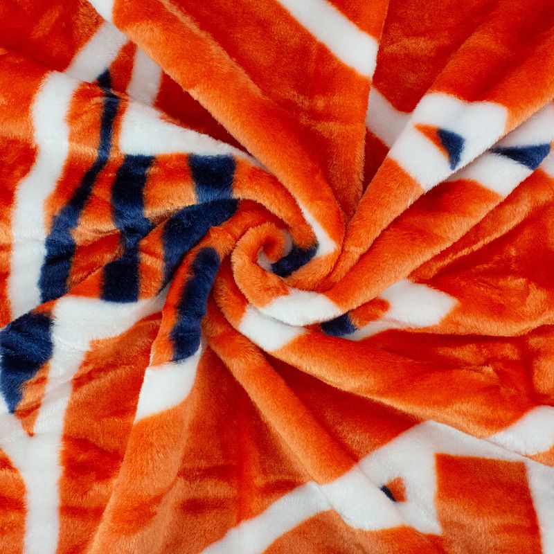 NCAA Auburn Tigers Soft Raschel Throw Blanket