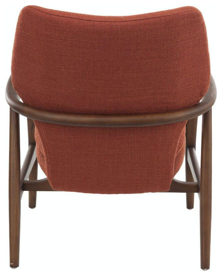 Red Accent Chair  Pols Potten Peggy   Midcentury   Armchairs And Accent Chairs   by Luxury Furnitures  Houzz