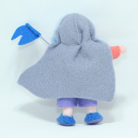 Eco Flower Fairies Wind Child (bendable felt doll)