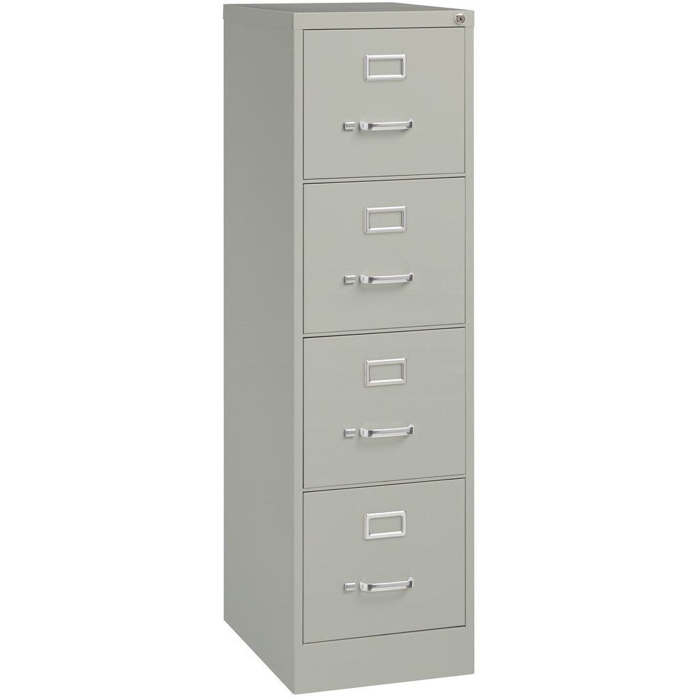 Porch   Den Tower Grove 52 inch Grey Vertical File Cabinet