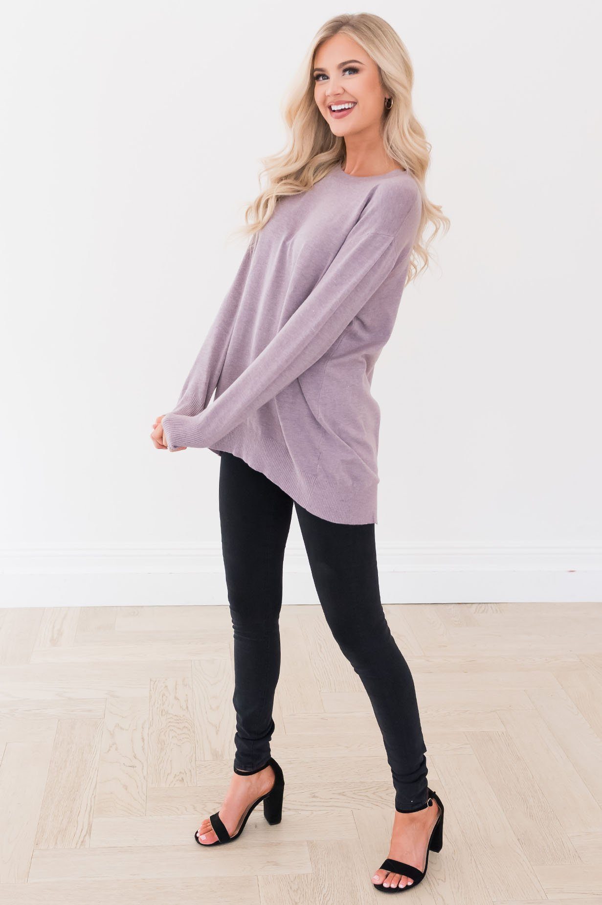 Live in The Moment Oversize Sweater