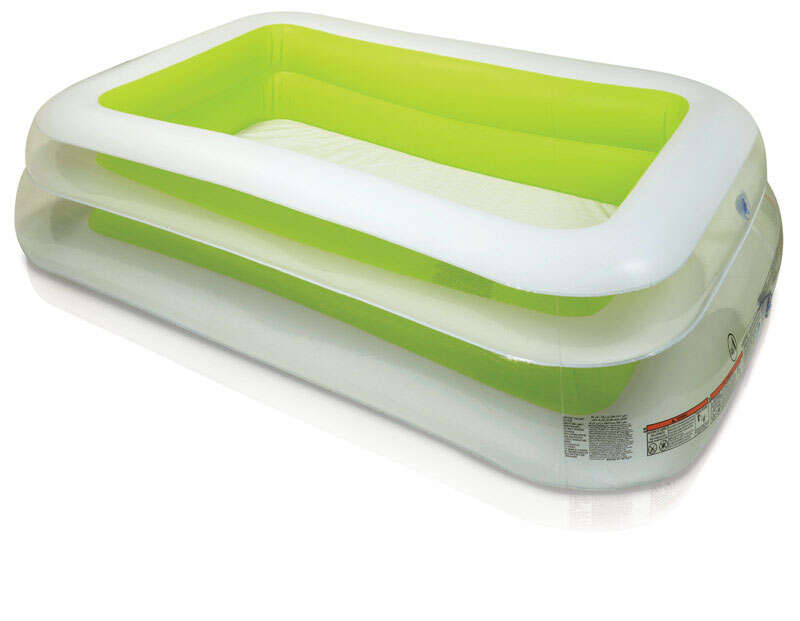 Intex 203 gal Rectangular Plastic Inflatable Pool 22 in. H X 69 in. W X 103 in. L