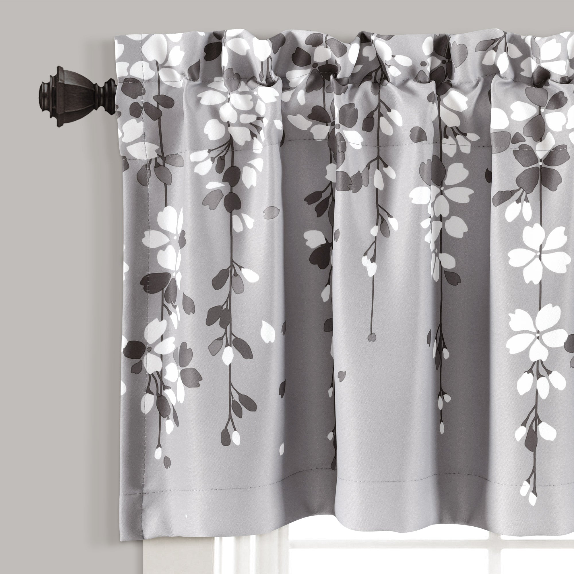 Weeping Flower Room Darkening Valance