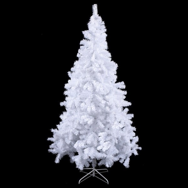 Costway 8Ft Artificial PVC Christmas Tree W/Stand Holiday Season