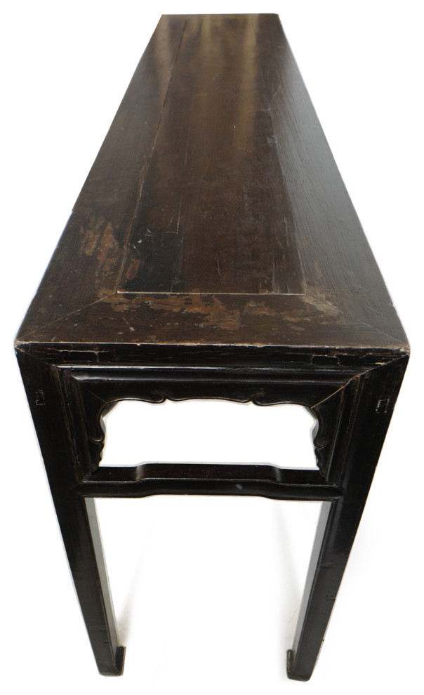 Consigned Black Ming Console Table   Traditional   Console Tables   by Design Mix Furniture  Houzz