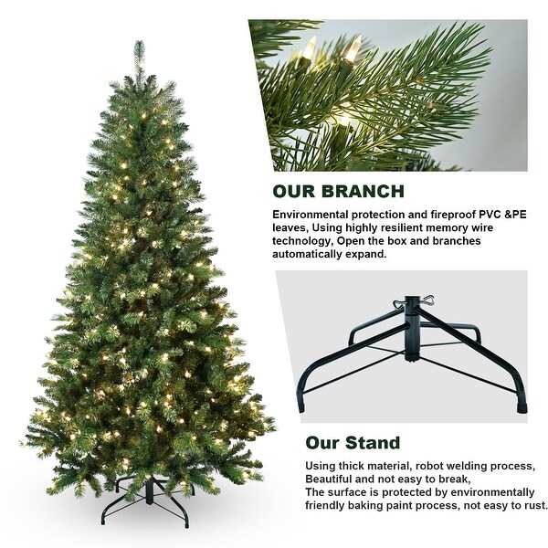 PE/PVC Hybrid Automatic Christmas Tree