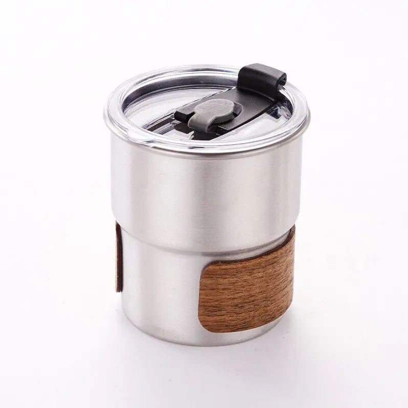 Customized Logo Stainless Steel Mugs tumbler travel beer tea mug cup with lid