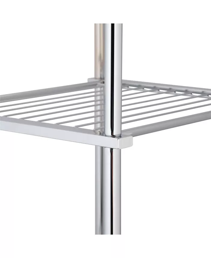 Neu Home 3 Tier Freestanding Shelving Tower in Chrome