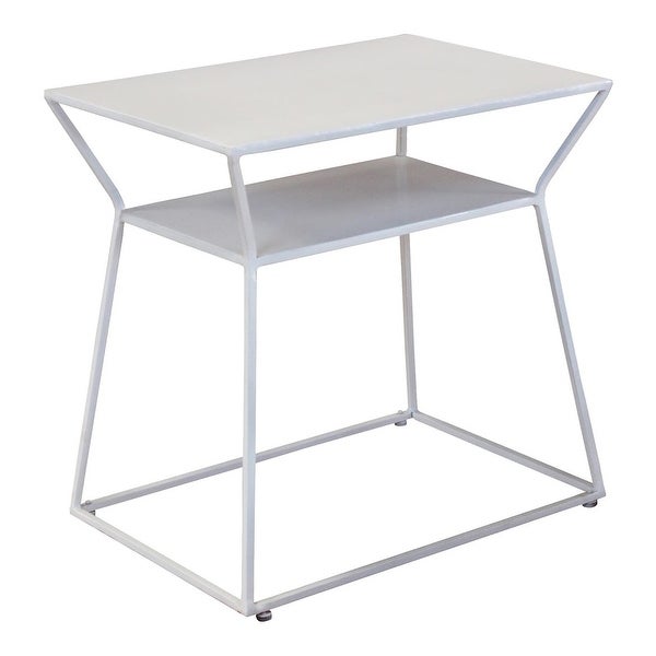 Aurelle Home Modern Iron Side Table