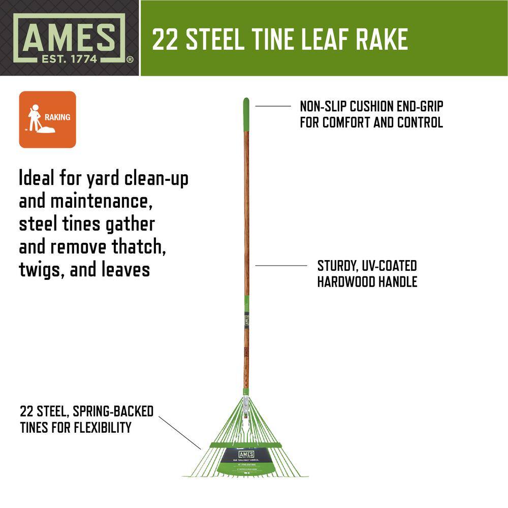 Ames Leaf Raking Garden Tool Set (Set of 2) 5957700