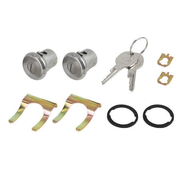 Unique Bargains Door Lock Cylinder With Key For Chevrolet For Gmc For Buick For Cadillac 1 Pair