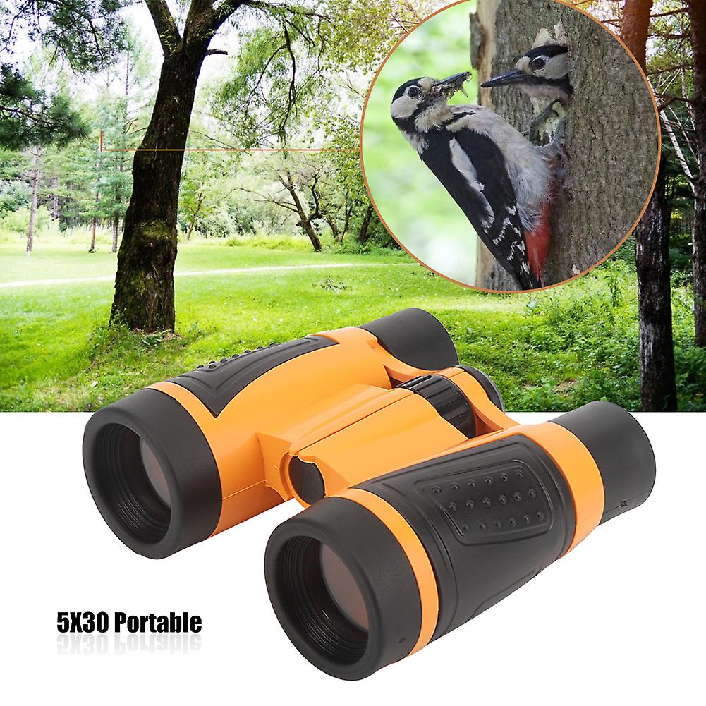 5x30 Portable Outdoor Binocular Telescope Insect Observing Toy Set For Children Kids