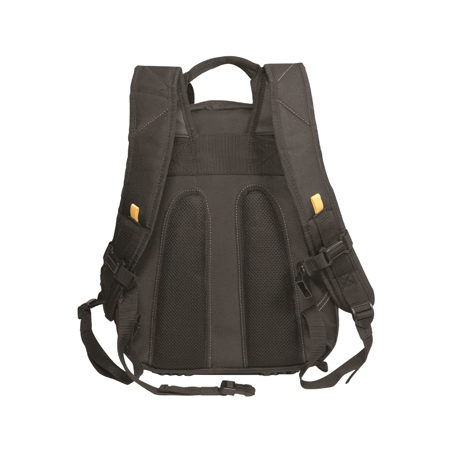 CLC 7.5 in. W X 16 in. H Polyester Backpack Tool Bag 44 pocket Black/Tan 1 pc