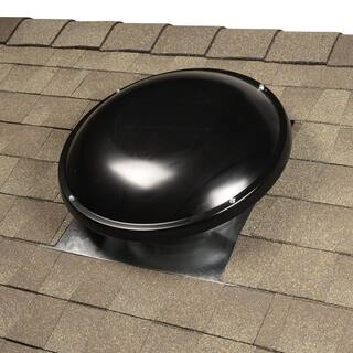 Master Flow 1050 CFM Black Galvanized EZ Cool Plug-In Power Roof Mount Attic Fan EZCR1BL