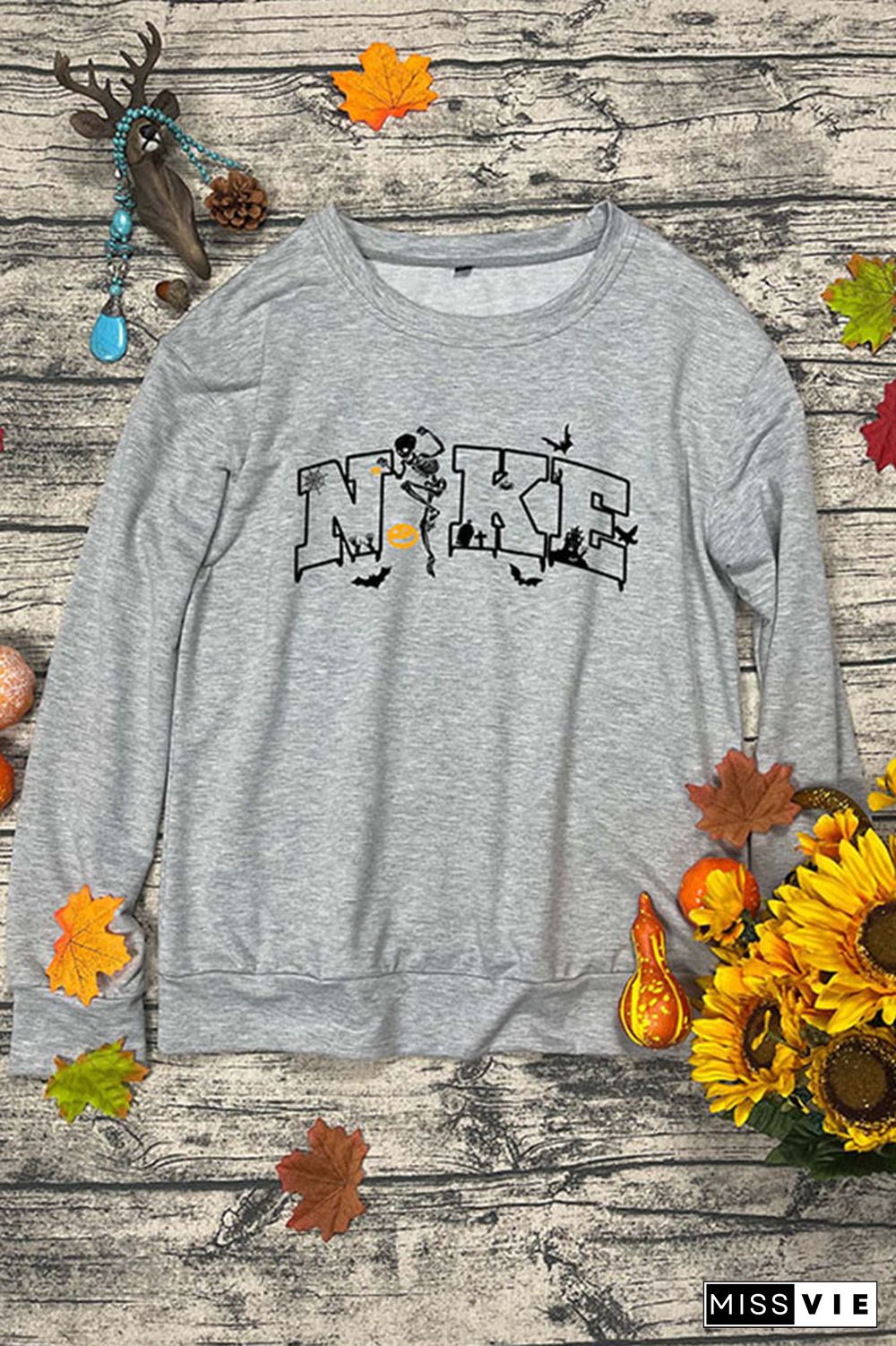 Halloween Skeleton Pumpkin Sweatshirt Wholesale